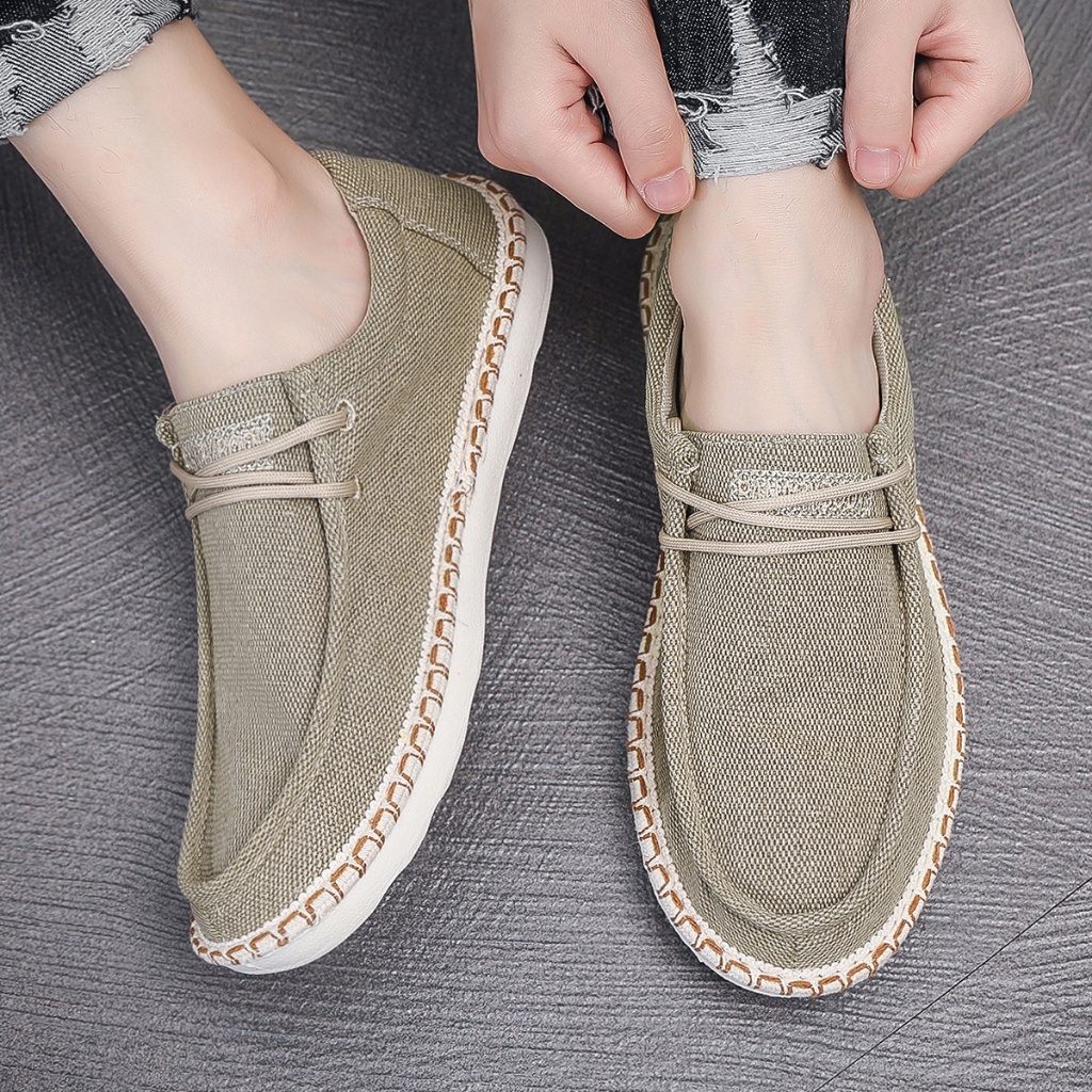 Sepatu Slip On Pria Casual Pria Anti Slip Kantor Sepatu Cowok Kualitas Bagus Viral Best Seller Premium