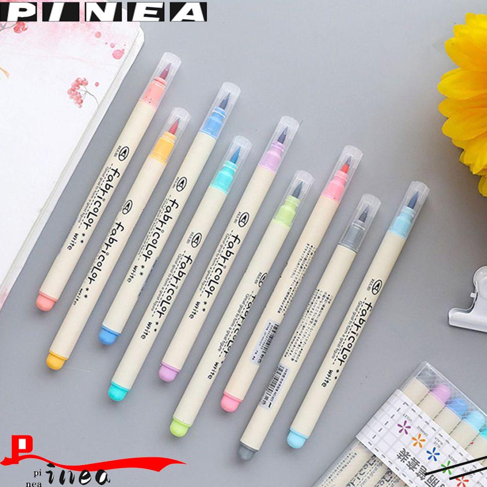 Nanas 10PCS Set Pulpen Cat Air Gambar Warna-Warni Alat Seni Untuk Gambar Grafis Pemula Kepala Lembut