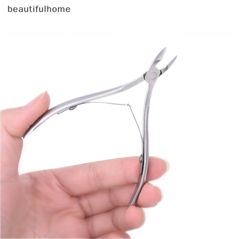 {beautifulhome} 3pcs Stainless Steel Nail Cuticle Nipper Cuticle Pusher Nail Clipper Trimmer.