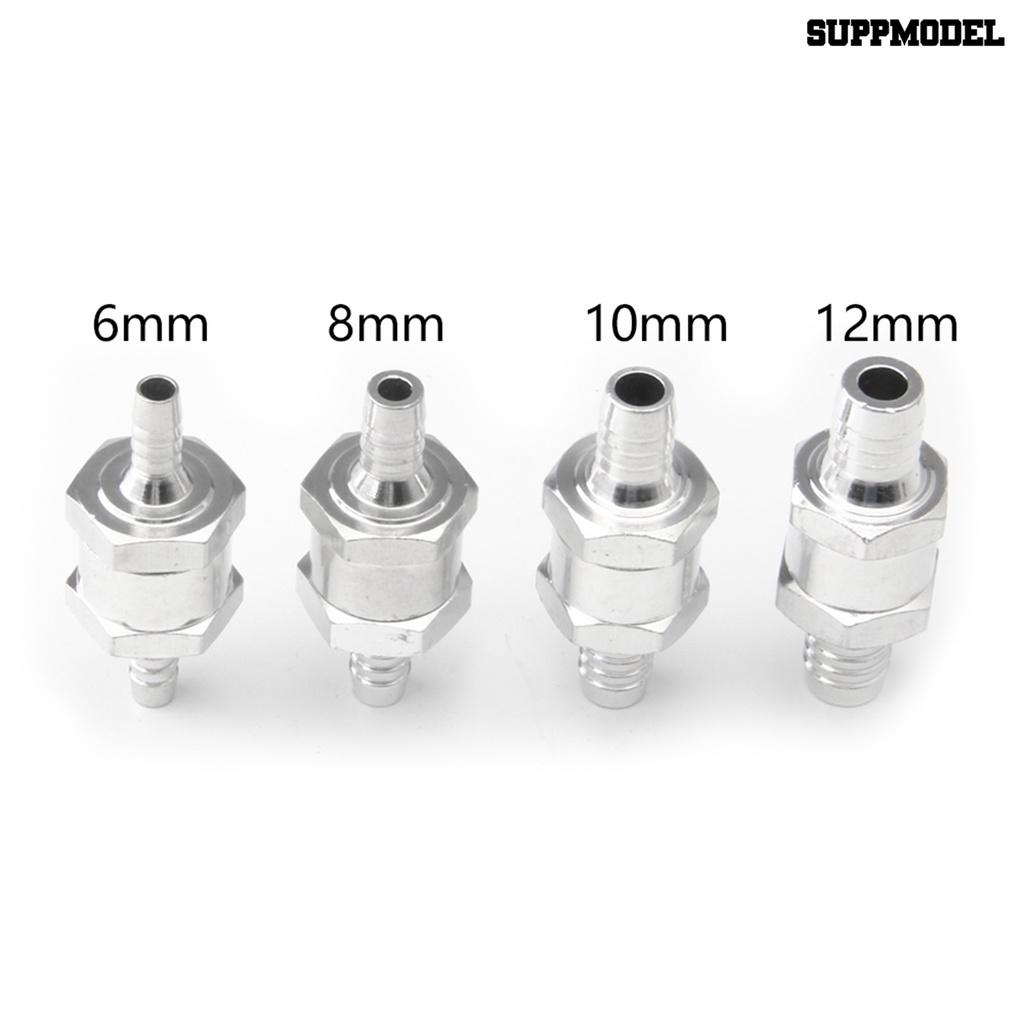 [SM] Aksesoris Check Valve Bahan Bakar Minyak Bensin Aluminium Alloy Mobil One Way Non Return