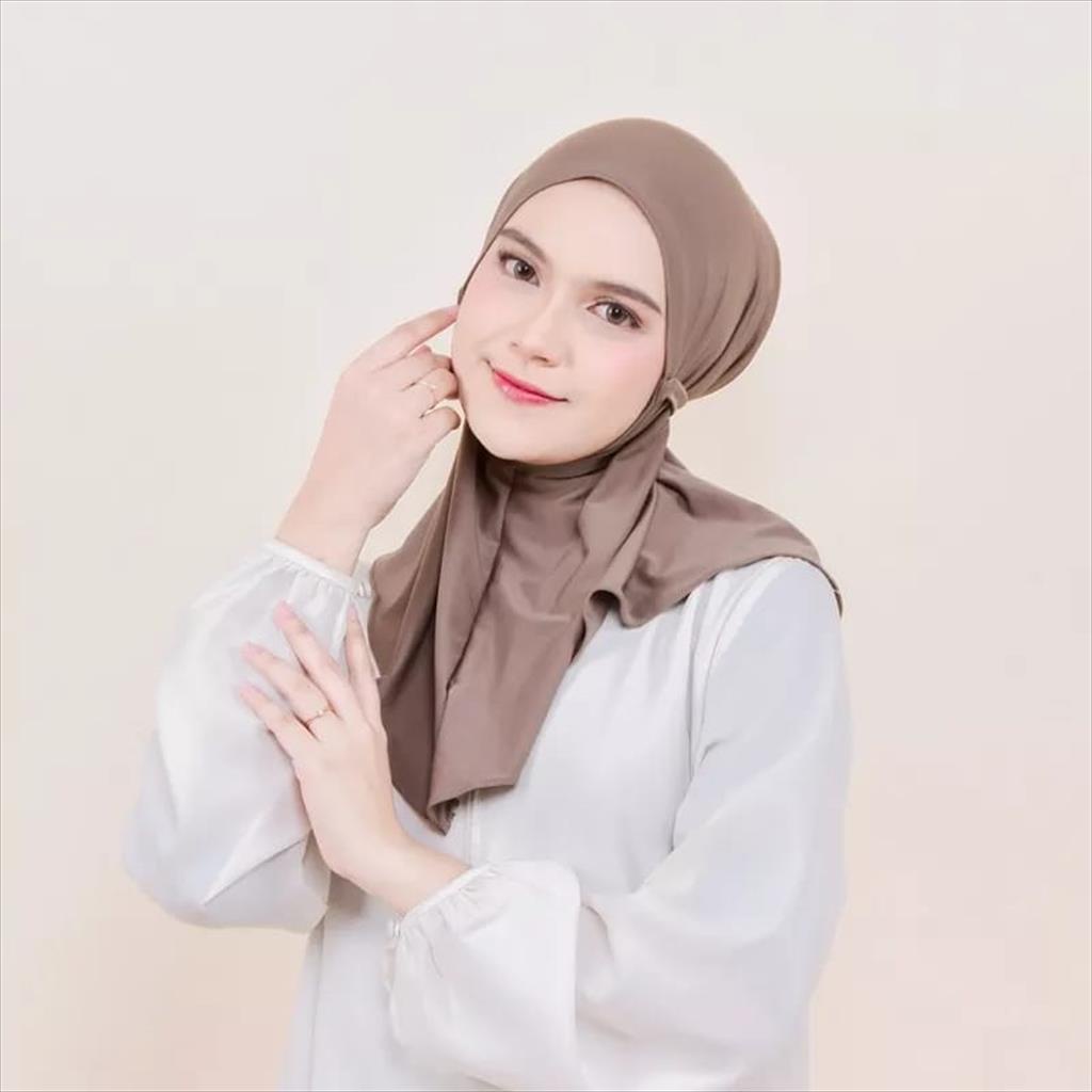 Hijab Bergo Tali Non Ped - Bergo Instan Maryam Jersey Premium