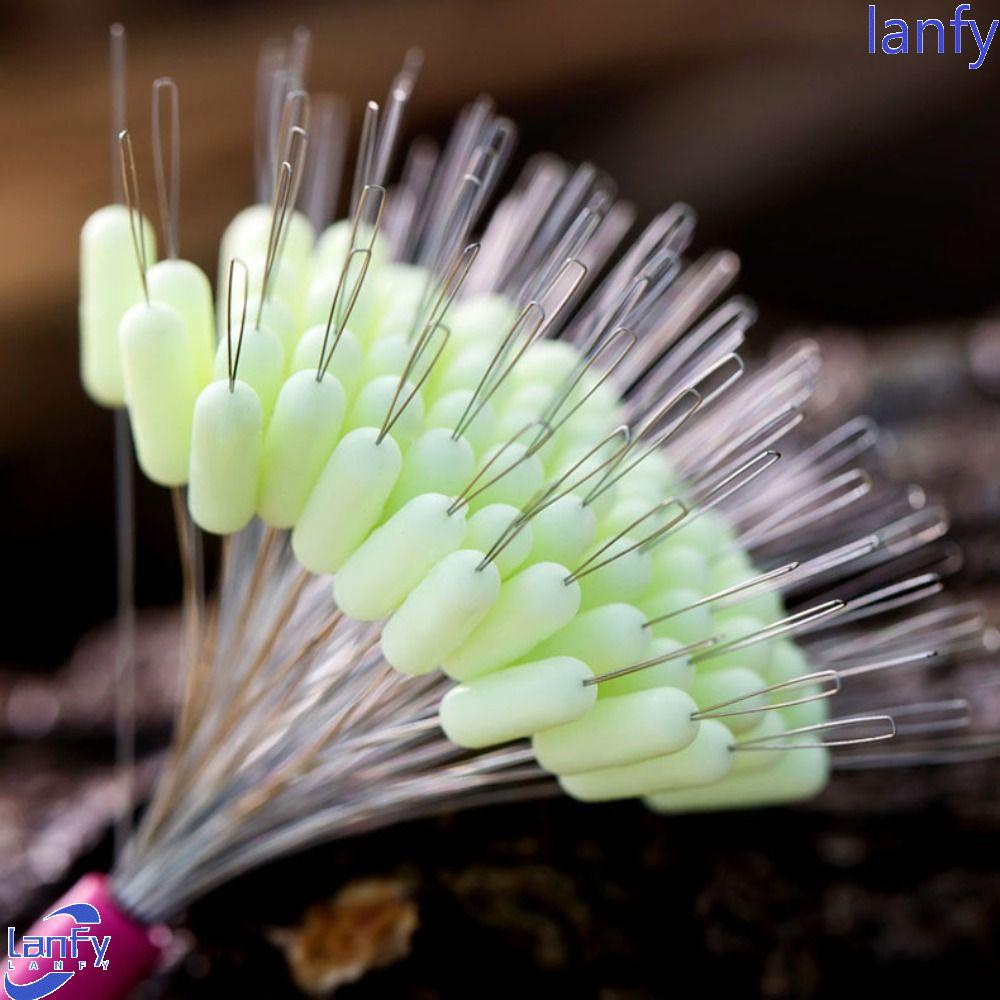 Lanfy Space Beans Fly Fishing 100 Pcs Pelampung Space Bean Sea Carp Float Silindris Fly Fishing Bobber Pelampung Pancing