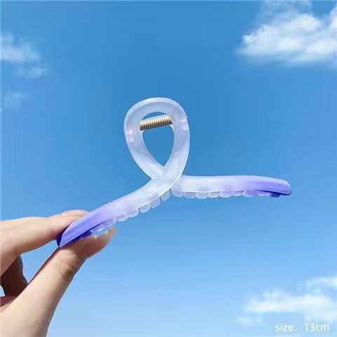 Jepit rambut tiga variasi wanita korea gradien ungu barang import dengan harga grosir bahan berkualitas import harga grosir bisa cod