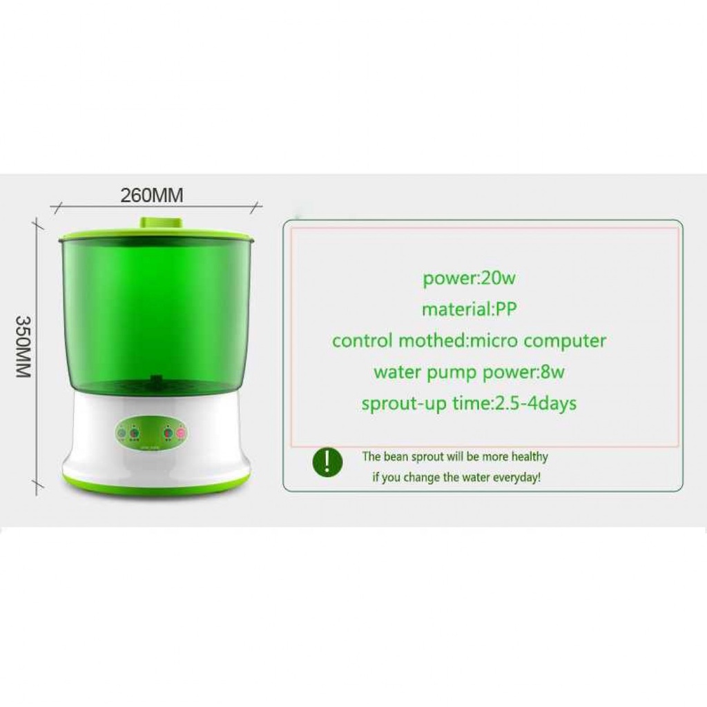 Mesin Tanam Kecambah Toge Otomatis Intelligent Bean Sprouts Maker