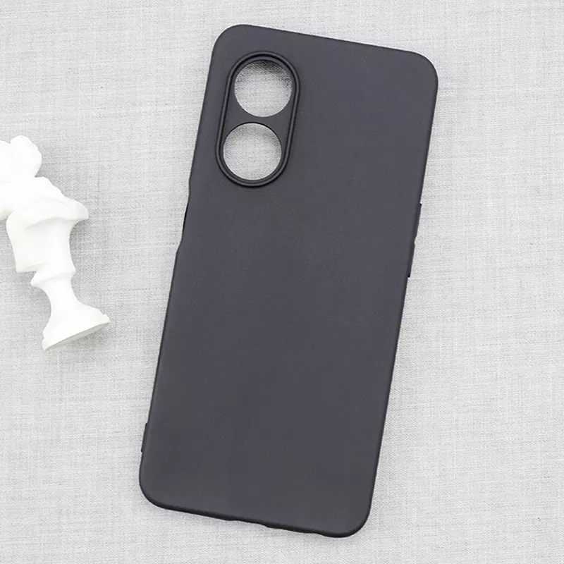 P/B- CASING SILIKON Oppo A17 - A17K Case Softcase BLACK MATTE CAMERA PROTECTION Case Casing Hp Oppo A17K - A17