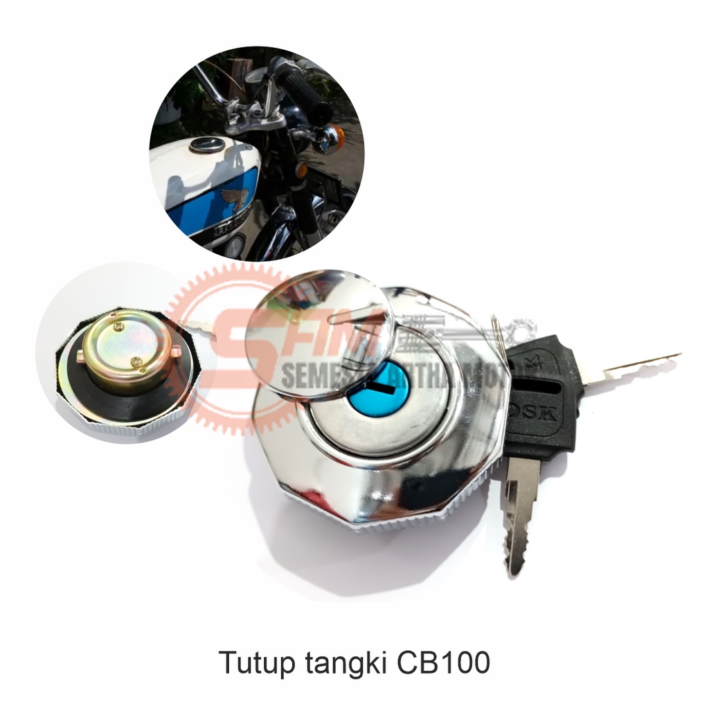 Tutup Tangki Bensin CB100 Win CB Custom Fuel Tank Tengki Motor Honda
