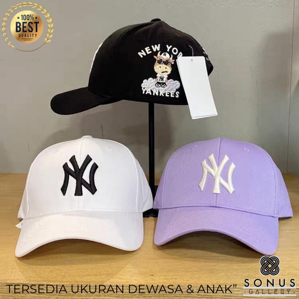 TOPI  BASEBALL ANAK DAN DEWASA NY MLB KOREA BASEBALL IMPORT | HIGH QUALITY BORDIR