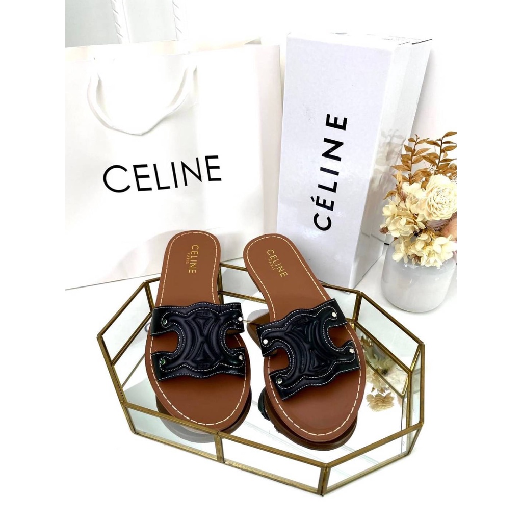 SANDAL WANITA FLAT IMPORT KEKINIAN CLS01 ELEGANT SLIP SENDAL PREMIUM