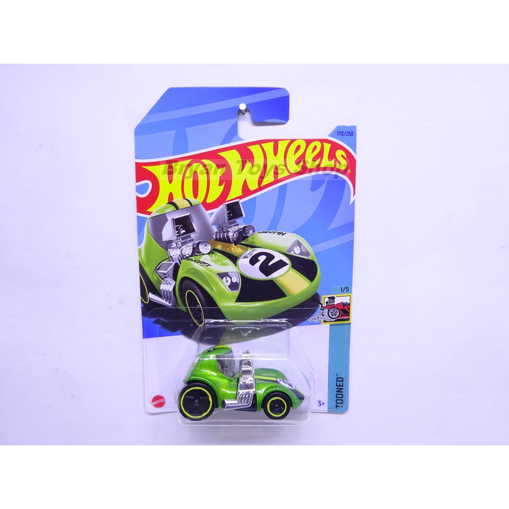 Hot Wheels Tooned Twin Mill Hijau No. 2