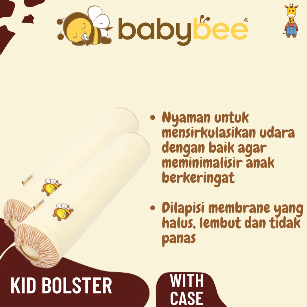 BabyBee Kid Bolster W/case - Guling Bayi