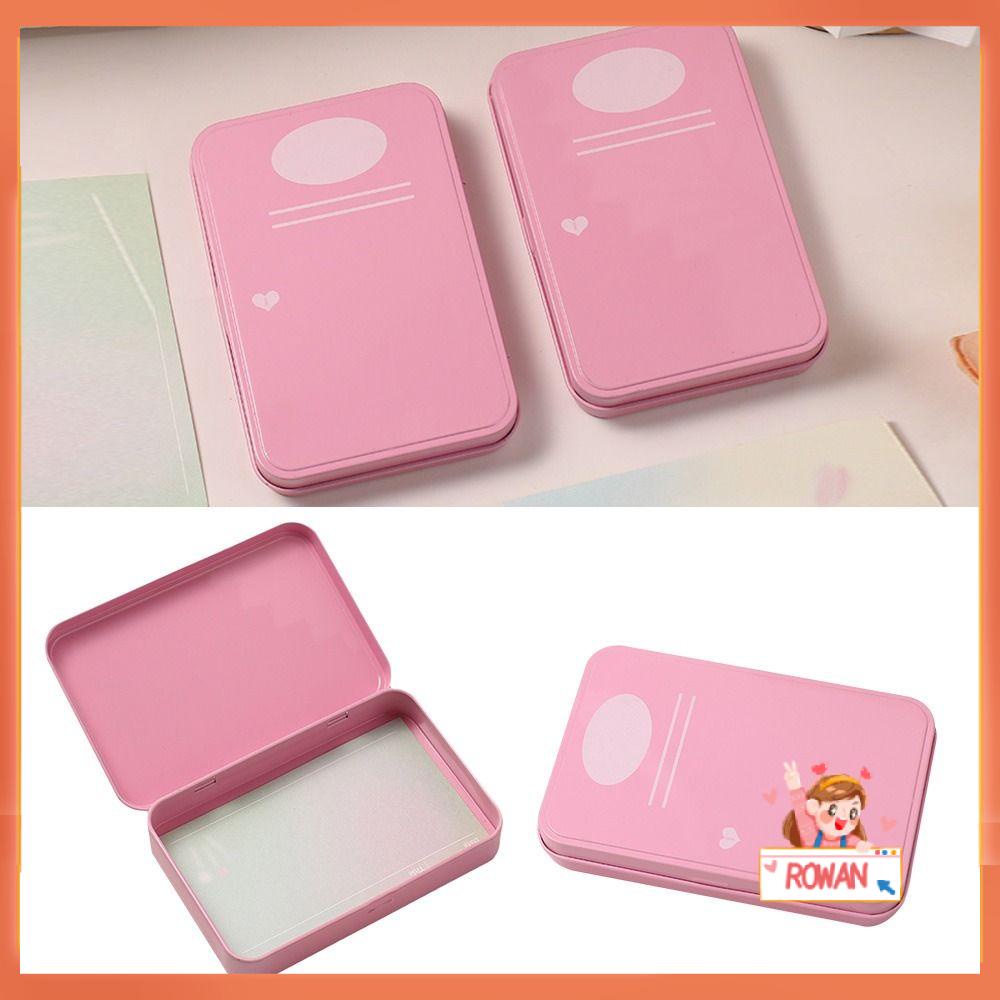 R-FLOWER Kotak Penyimpanan Perhiasan Wadah Pink Serbaguna Candy Pill Cases