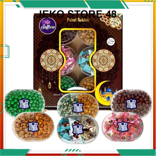 

SEPAKET GOLDEN KUE LEBARAN SAFFRON HAMPERS HANTARAN / PAKET PARCEL LEBARAN BELLAROSA PRIORITAS NUT NUT GRATIS PACKING 2 LAPIS BUBBLE AMAN JK Jeko Store 48