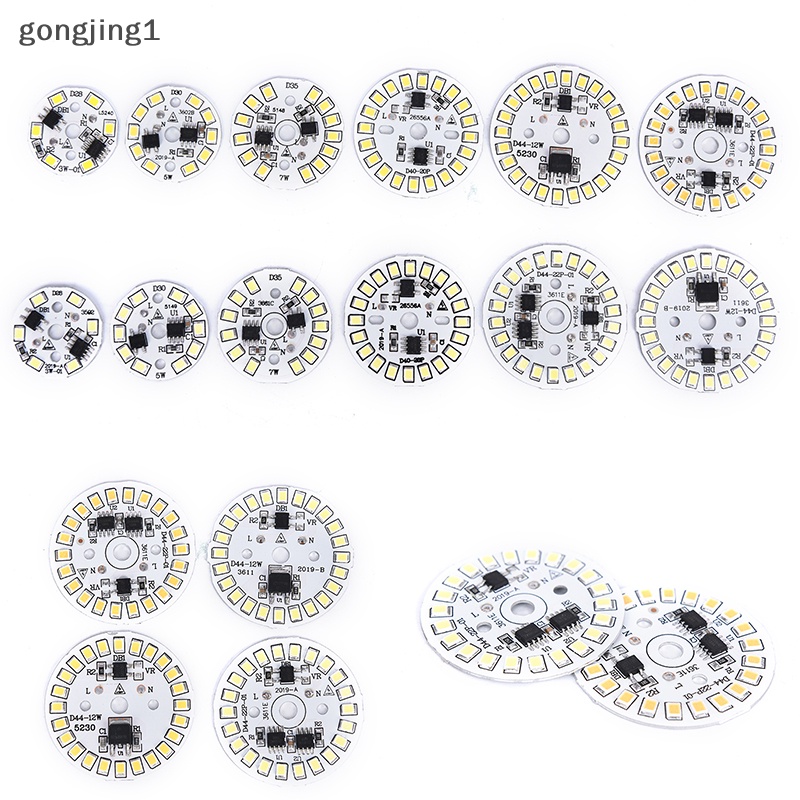 Ggg Lampu Patch Bohlam LED Plat SMD Modul Melingkar Plat Sumber Cahaya Untuk Lampu Bohlam  Id