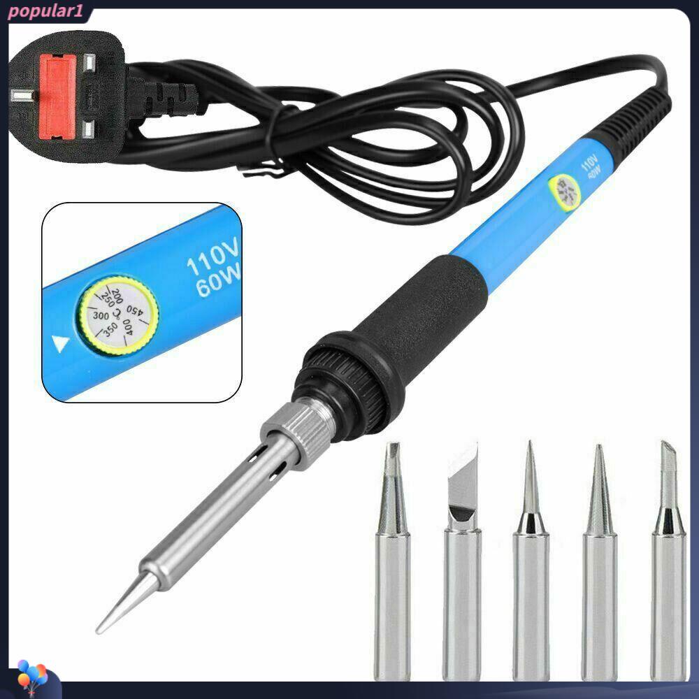 POPULAR Populer Solder Iron Kit Universal 60W Adjustable Soldering Irons Toolbox
