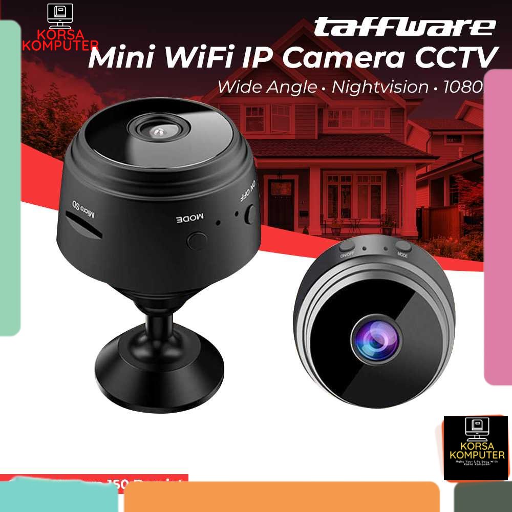 Ip camera Mini WiFi IP Camera CCTV Wide Angle Nightvision 1080P - A9NV Spy Mini Wifi Camera CCtv Taf