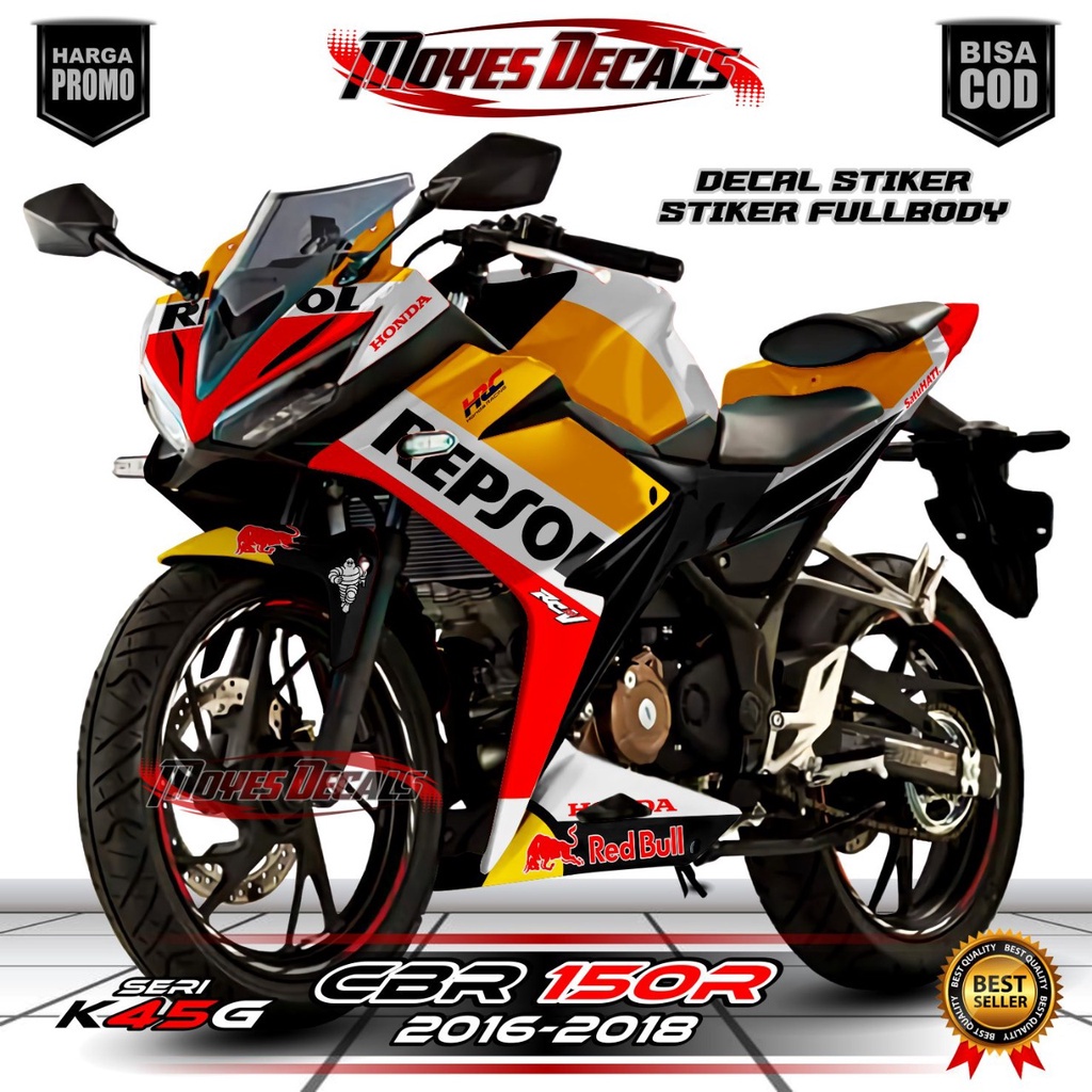 Decal Cbr150r K45G Full Body Repsol