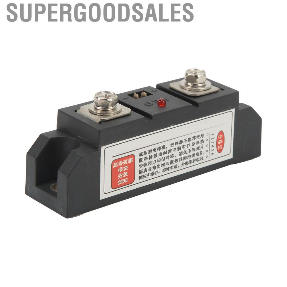 Supergoodsales SSR Accessory   Indicator Copper Baseplate 3‑32V DC Input Solid State Relay for Vehicle