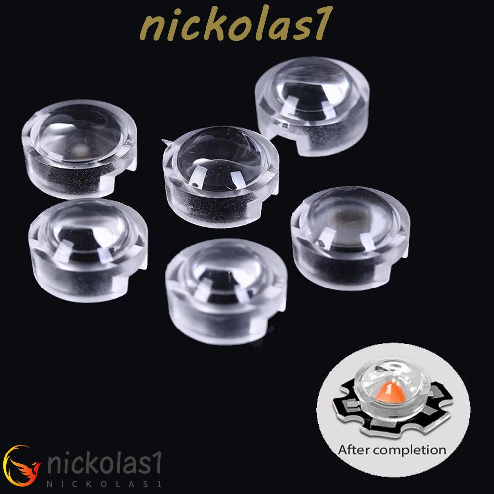 NICKOLAS1 Lensa LED DIY Lampu LED PCB Collimator Lens Cembung Lensa Akrilik15 30 45 60 90 Lensa 100 Derajat Untuk IR CCTV Lensa Mini