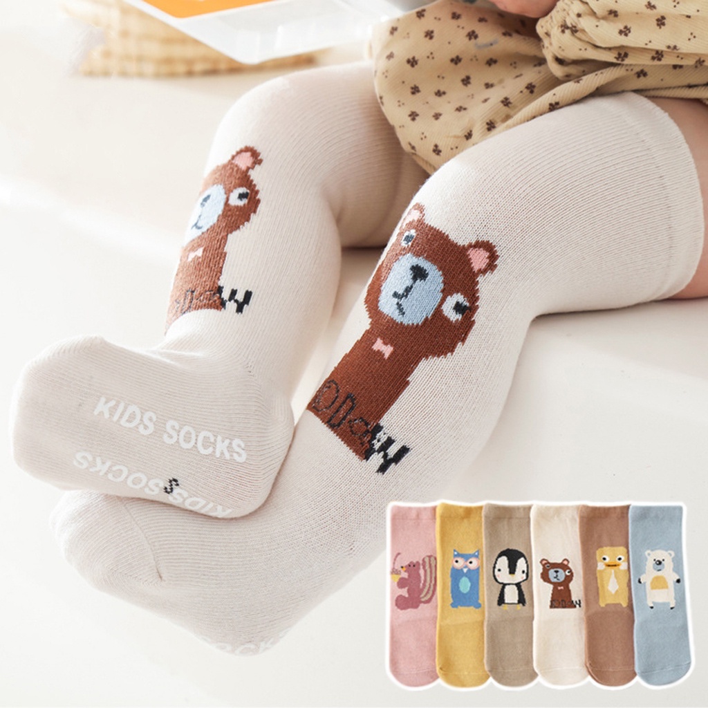 ☛TK☚ Kaos Kaki Panjang Karakter Hewan Kaus Kaki Anak Bayi Motif Unik Baby Animal Socks Kids Import KK083