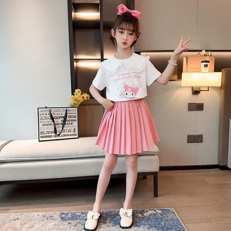 SETELAN SET BAJU ROK KUROMI IMPOR ANAK GADIS