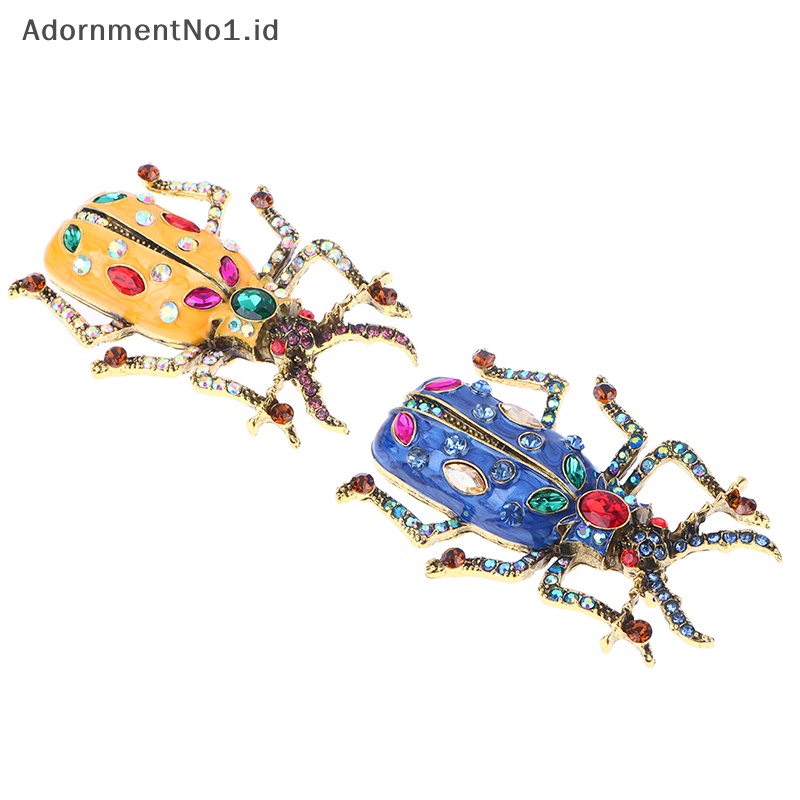 [AdornmentNo1] Enamel Bug kumbang bros untuk wanita musim panas Fashion Pin perhiasan bros Pin hadiah