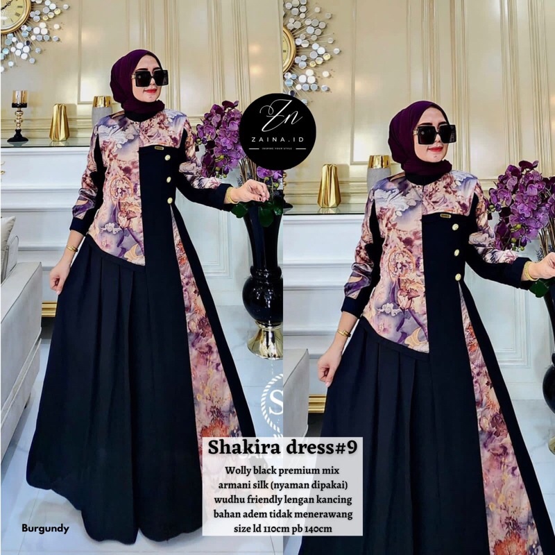 SHAKIRA DRESS #9 ORI ZAINA.ID