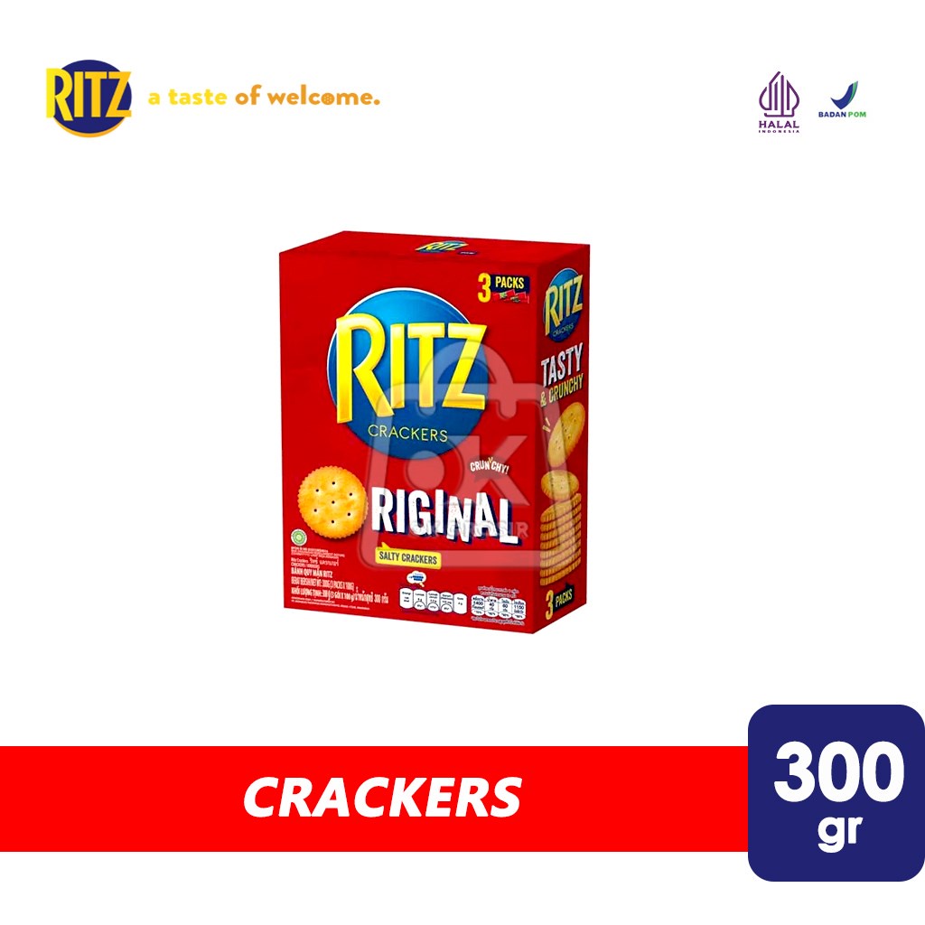 

Biskuit RITZ Krakers Biscuit Cracker (BOX 300gr)