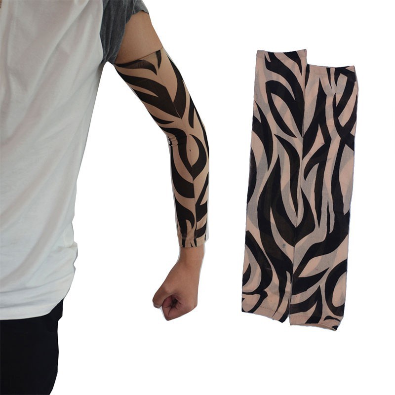 Manset tato sarung tangan lengan TRIBAL / sarung lengan motif Tato pria dewasa