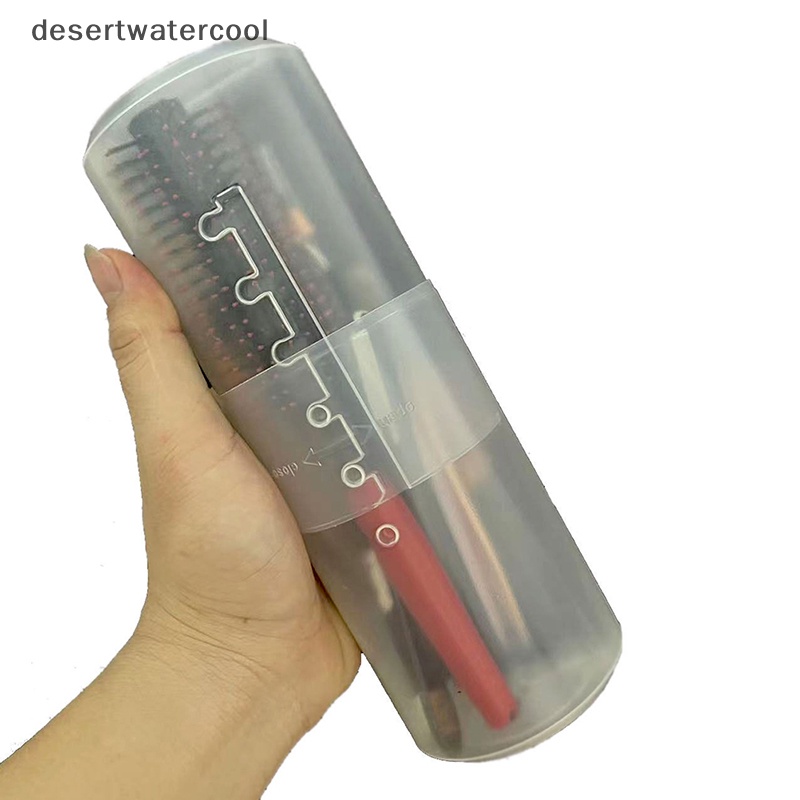 Deid Adjustable Height PP Makeup Brush Holder Display Penyimpanan Cangkir Organizer Dengan Tutup Martijn