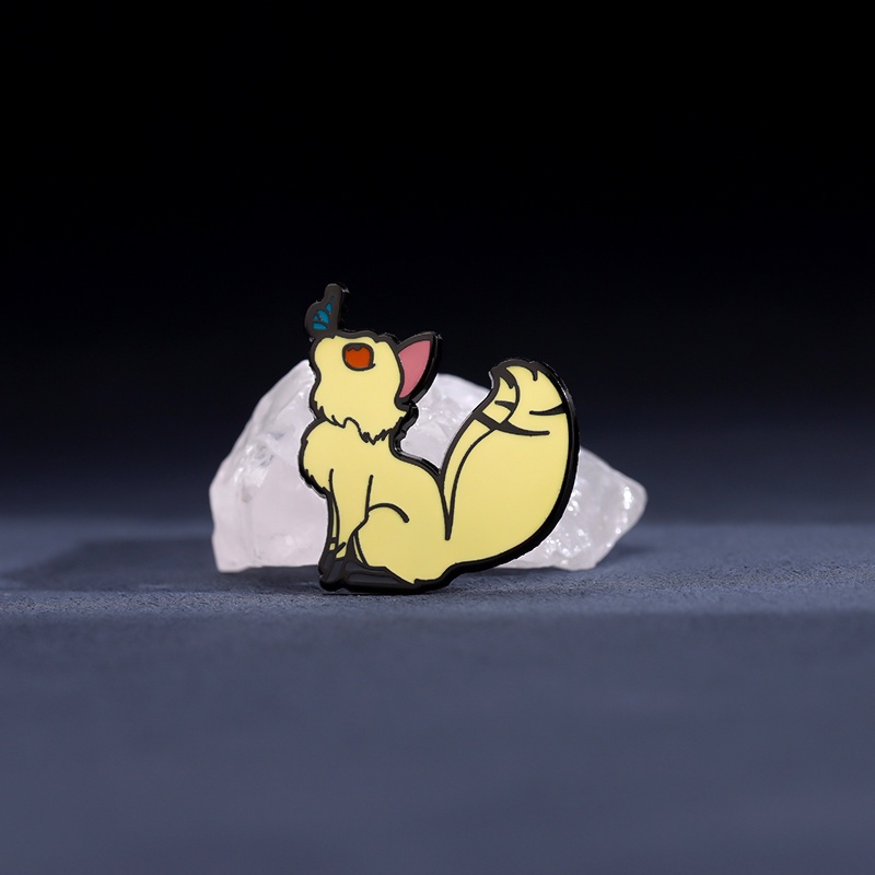 Kartun Anime Kucing Enamel Keras Lencana Bros DIY Ransel Kerah Lapel Pin Perhiasan Hadiah Fans Bros