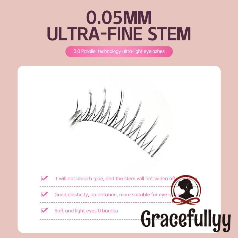 [COD]FAICCIA 5 Pasang Bulu Mata Palsu Natural Little Devil False Eyelashes Bulu Mata Korea Premium Set Bulu Mata Palsu-GY