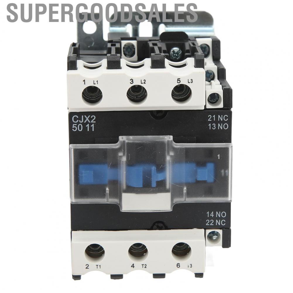 Supergoodsales Volt Contactor  AC High Sensitivity 50A Rated Current Long Service Life for Distribution