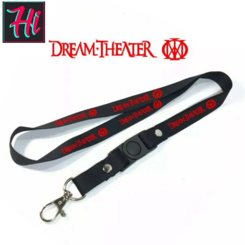 

lanyard DREAM THEATER tali lanyard BAND METAL gantungan kunci name tag id card kartu nama / tali lanyard gantungan leher fullprint