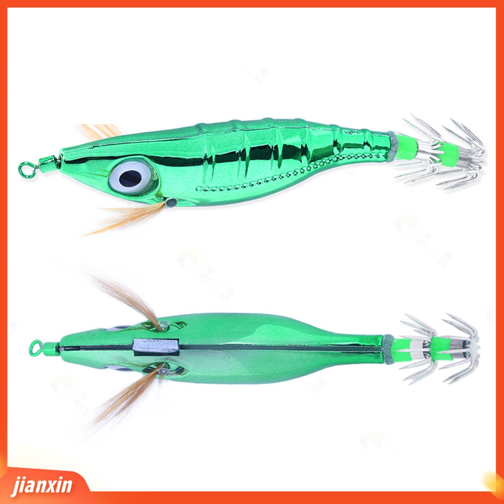 (in Stock) 10 cm Umpan Udang 3D Simulasi Fisheye Simulasi Electroplated Tajam Kait Angling Glow-in-the-dark Gurita Umpan Memancing Luar Ruangan