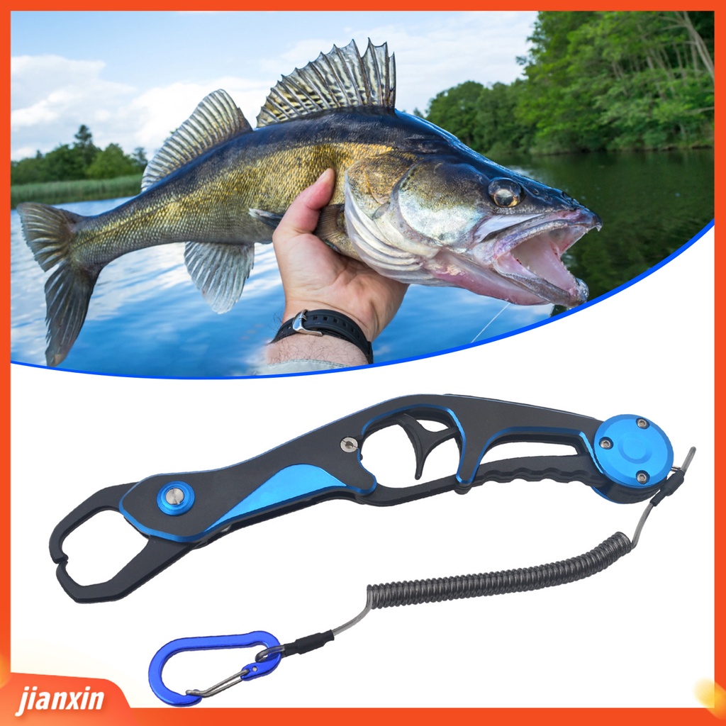 (In Stock) Fish Controller Multifungsi Tajam Portable Fish Grip Lip Clamp Grabber Untuk Pecinta Pancing