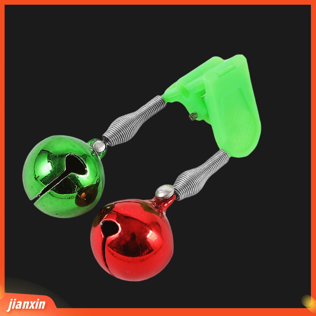 (In Stock) Umpan Alarm Bell Desibel Tinggi Dual Lonceng Suara Keras Tidak Geser Sensitif Peringatan Besi Sea Rod Spiral Memancing Bell Perlengkapan Angling