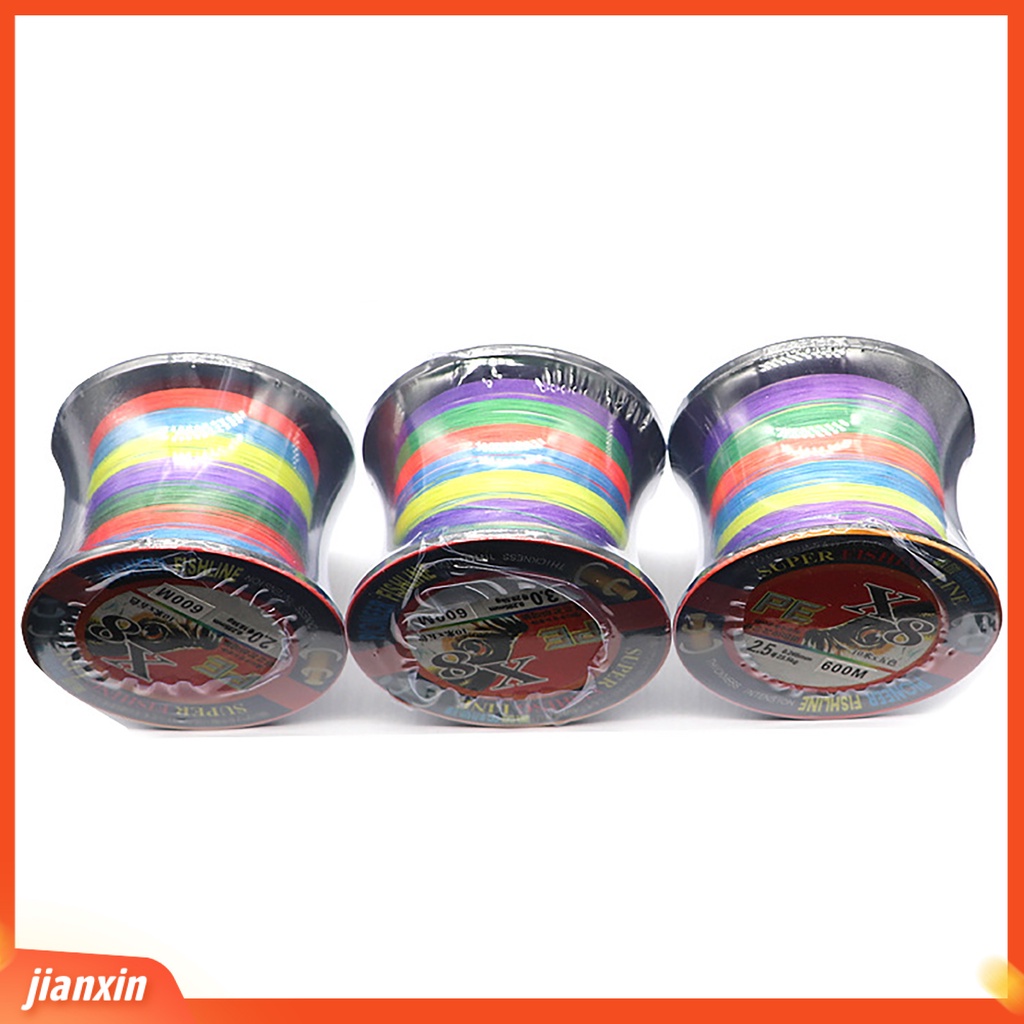 (In Stock) Tali Pancing 600m 8 Trands Tahan Sobek PE Antiwind Kawat Pancing Ikan Gurame Kuat Untuk Angling