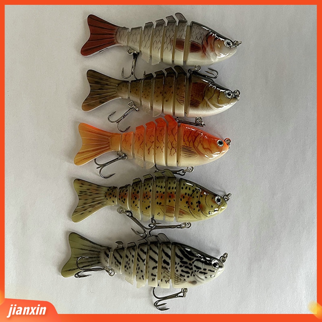 (In Stock) 1Pc 10cm 14.8g Umpan Pancing Nyaman Mudah Digunakan Bahan Plastik Multi-Bagian Realistis Umpan Buatan Untuk Taman