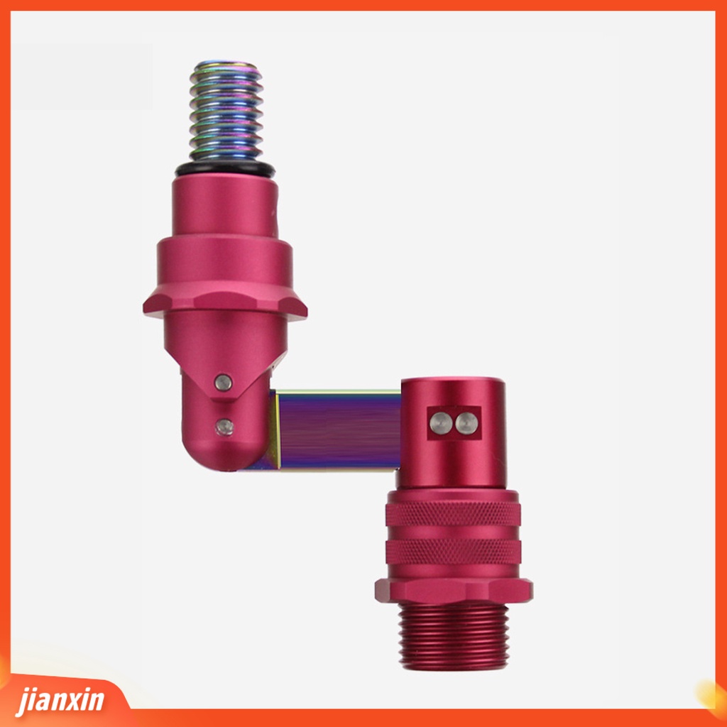 (In Stock) Konektor Adaptor Jaring Celup Portabel Aluminium Alloy Dapat Dilipat Alat Pancing