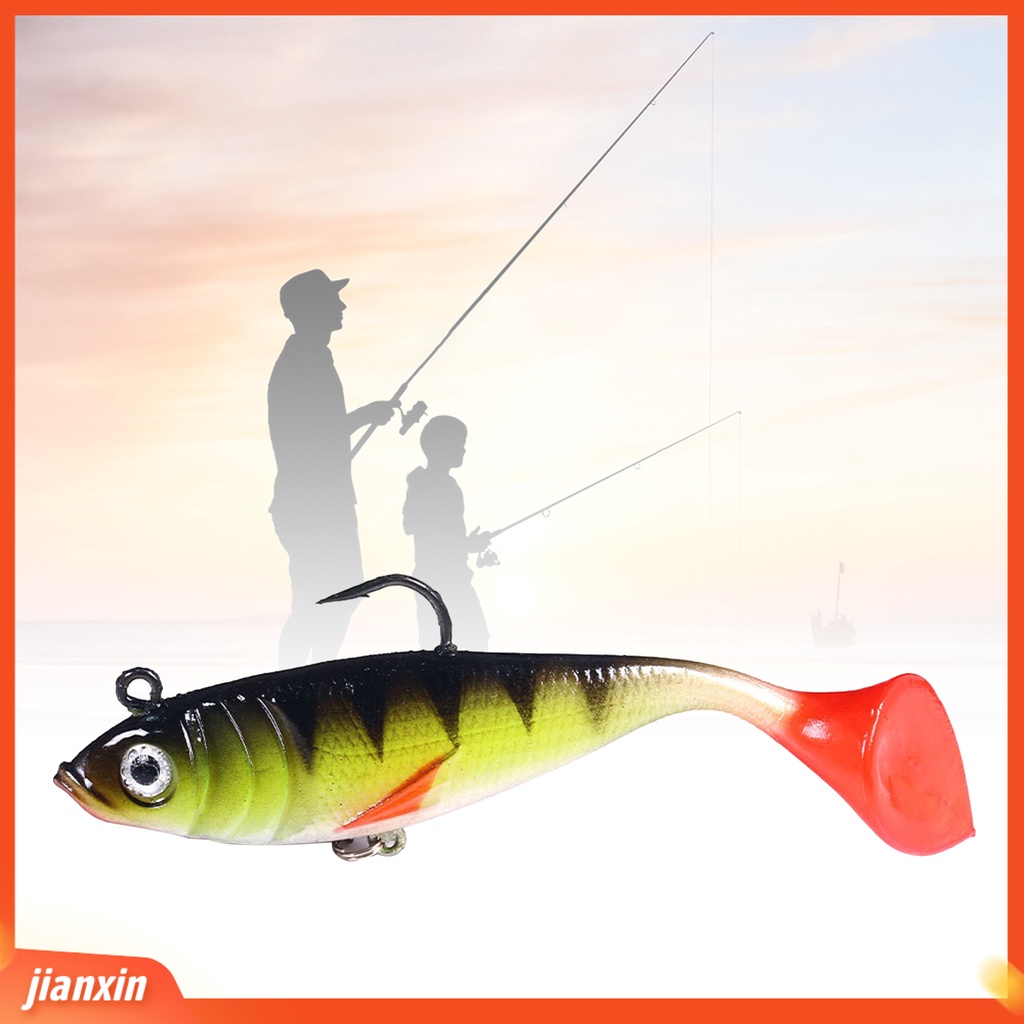 (In Stock) 18.5g 10cm Bercahaya Ganda Ikan Kait Umpan Palsu Bionic Outdoor Memancing Umpan