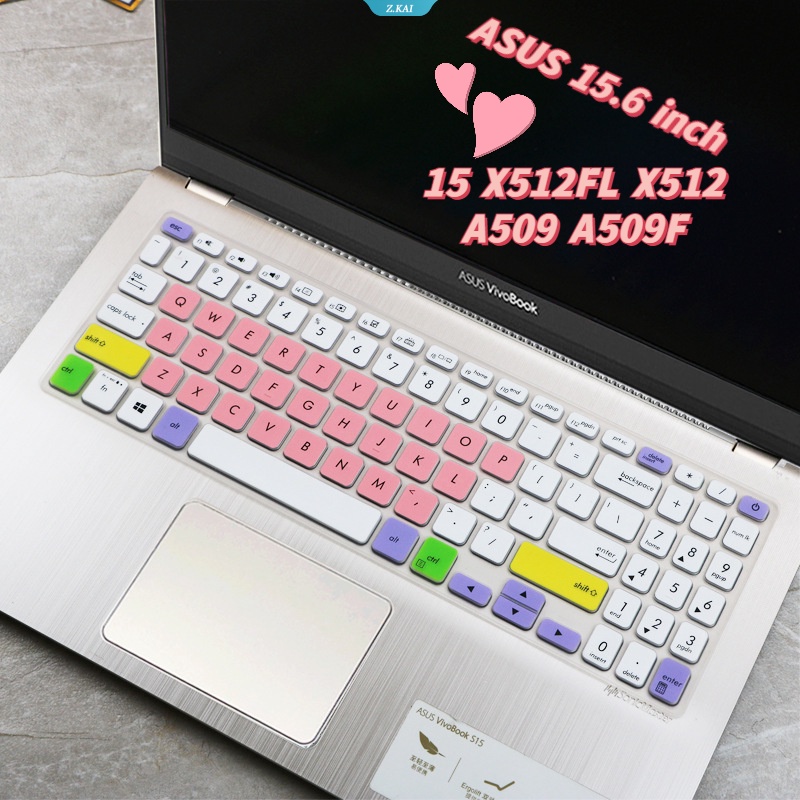 Cover Pelindung Laptop Slim Lembut Nyaman Untuk Model ASUS 15.6 Inch 15x512fl X512 A509 A509F Keyboard Cover Waterproof Silicone Protective Cover [ZK].