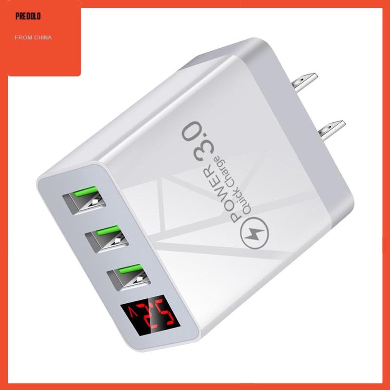 [Predolo] Charging Station 3port Compact Untuk Travel Charging Standar As