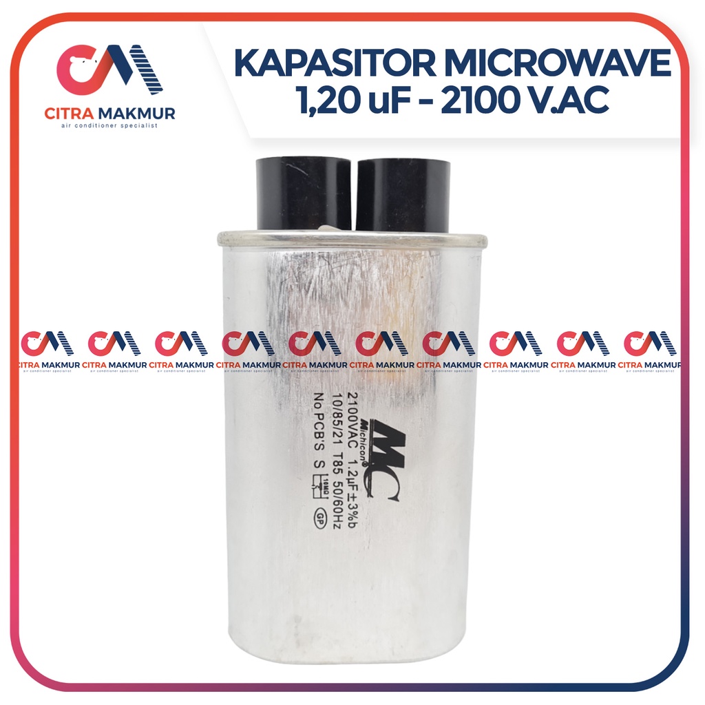 Kapasitor Microwave Oven 1,2 uf mf 2100 V Volt Micro Wave Samsung MC Capasitor Merk