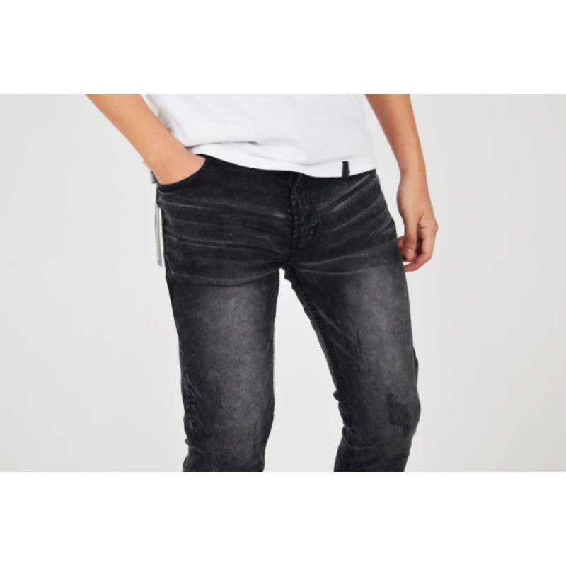 Weird Jeans - Cloudy Black - Celana Jeans Pria Skinny Slimfit