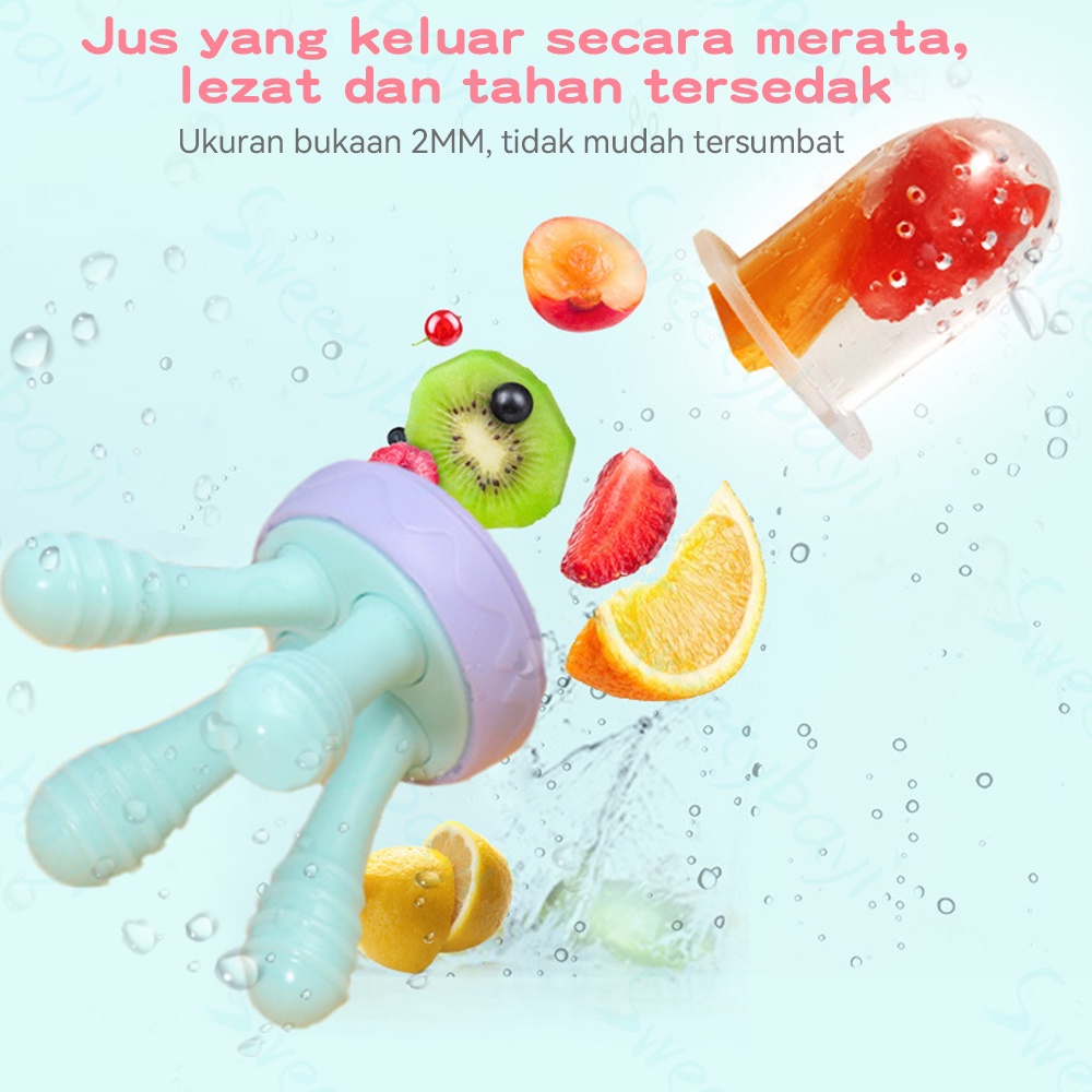 Sweetybayi Dot buah bayi mpasi Empeng buah bayi Baby fruit feeder silicon