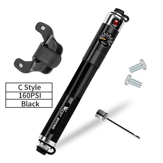 368 WEST BIKING JG-01 Bicycle Portable Air Hose Mini Pump Tire Inflator