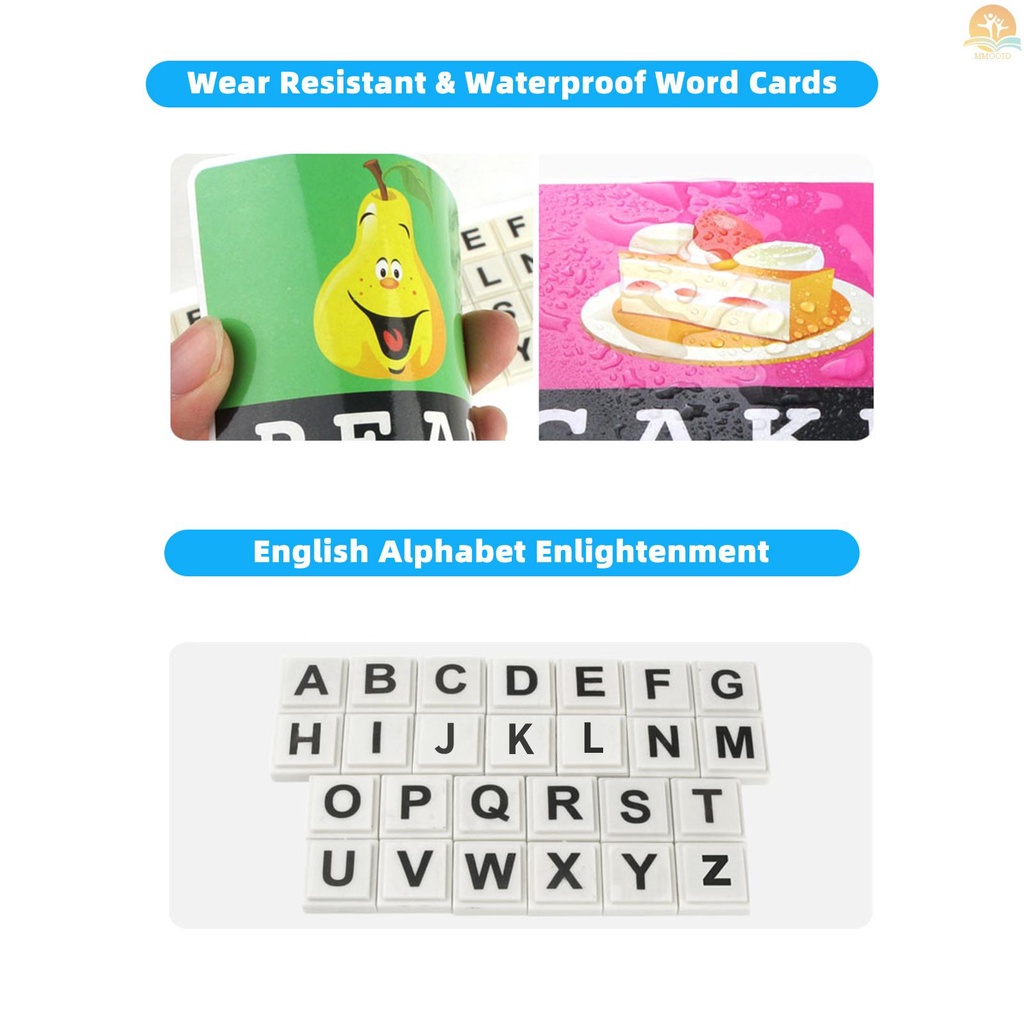 In Stock Matching Letter Game Ejaan Dan Pengenalan Kata Alfabet Dengan 26pcs Balok Huruf Kapital 30pcs Kartu Kata Hadiah Mainan Belajar Edukasi Paud Untuk Anak Perempuan Bo