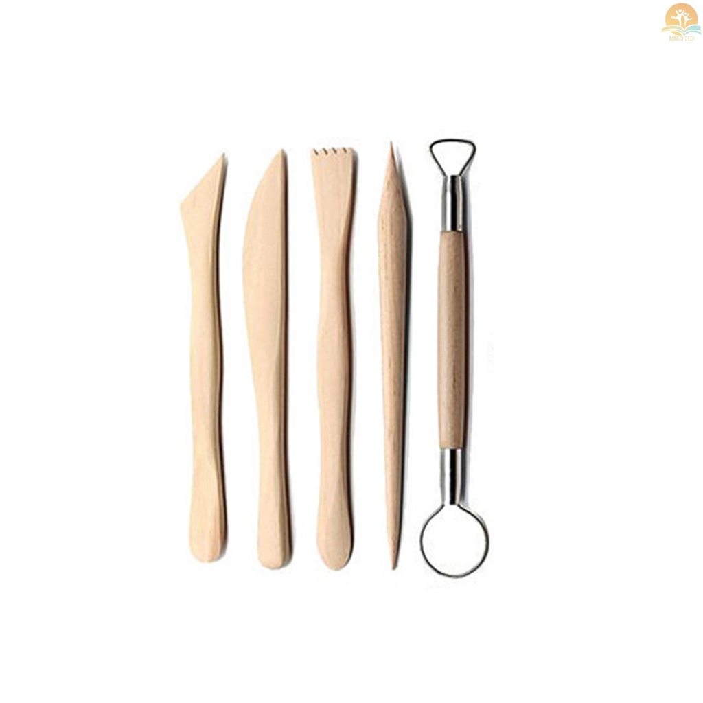 In Stock 25pcs Polymer Clay Tools Modeling Clay Sculpting Tools Kit Alat Ukir Tembikar Keramik Termasuk Double Ended Dotting Tools Ball Stylus Tools Clay Tools Pulpen Ujung Karet