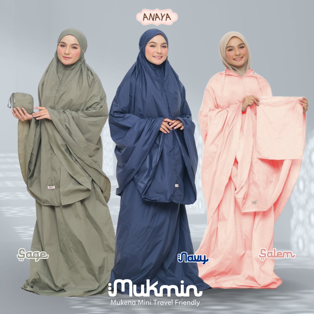 ANAYA - MUKMIN ( MUKENA MINI ) MUKENA TRAVEL PARASUT SIMPLE KECIL RINGAN MINI