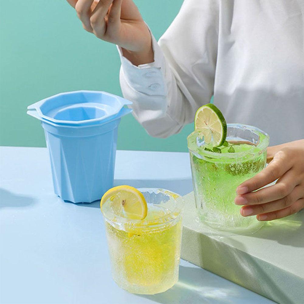 【 ELEGANT 】 Cetakan Es Cetakan Ice Cup Tebal Alat Minum Kokoh Cepat Multicolor Untuk Pesta